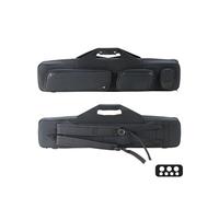 MZYFDC Estuche for Tacos de Billar 7 Agujeros, Tela Oxford, con Capacidad for 3 y 4 Flechas, Resistente al Agua Apto para almacenar y Mover señales de Billar(Gray)