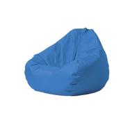 MZYFDC Funda para sillón Tipo puf Funda Impermeable for puf de Exterior, sin Relleno, for jardín, Playa, Camping, Piscina, Flotante, Oxford(Sea Blue,D100cm-cover-adults)