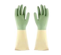 MZYFDC Guantes Goma Limpieza 1 Piece Of Waterproof Latex Kitchen Gloves (rubber Gloves) In Mint Green, Suitable For Dishwashing, Cleaning And Household Use(M)