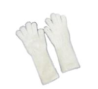 MZYFDC Guantes Termicos Guantes Largos de Felpa Cinco Dedos for Mujer, Terciopelo visón, Resistentes al frío, elásticos, Suaves, Color Liso, a la Moda, for Invierno(White)