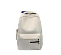 MZYFDC Mochila Mujer Mochila versátil, tutoría informal y sencilla, con múltiples bolsillos, bolsa for computadora(WHITE)