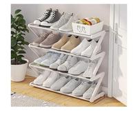 MZYFDC Zapatero Sencillo for Dormitorio, de Tela, for Almacenamiento en dormitorios, con múltiples Capas integradas para Pasillo, Armario, Puerta(White,55x18.5x49.5CM)
