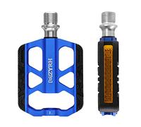 MZYRH Pedal de bicicleta infantil con reflectores, pedales pequeños para niños 73 x 62 mm (azul)
