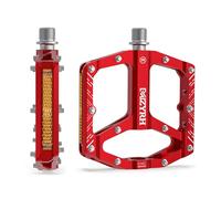 MZYRH Pedales de bicicleta de montaña, pedales de bicicleta de montaña, 9/16 pulgadas, antideslizantes, ligeros, de aleación de aluminio, pedales de bicicleta para carretera, montaña, BMX, MTB (pedal