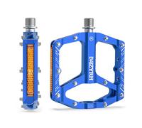 MZYRH Pedales de bicicleta de montaña, pedales de bicicleta de montaña, 9/16 pulgadas, antideslizantes, ligeros, de aleación de aluminio, pedales de bicicleta para carretera, montaña, BMX, MTB (pedal