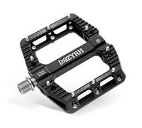 MZYRH Pedales MTB Pedales de Bicicleta de montaña con 3 rodamientos sellados, Pedales de Bicicleta de 9/16", Pedales de Plataforma de Bicicleta de aleación de Aluminio Ligeros Antideslizantes para bi
