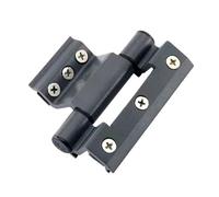 MZZYG Bisagra De Puente Roto For Puerta Y Ventana De Aleación De Aluminio, Aislamiento De Puente Roto, Bisagras Plegables, Herrajes For Muebles, 1 Ud. Fácil de instalar (Color: Grey)