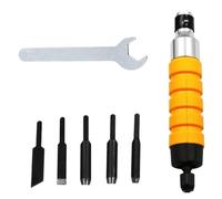 MZZYG Herramientas para BolíGrafo Grabador Juego De Tallado De Carpintería, Cincel De Madera, Máquina De Tallado Eléctrico, Herramienta De Cuchillo De Grabado con 5 Cuchillas Y 1 Llave