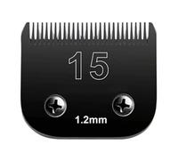 N.° 10 N.° 15 4FC 5FC 7FC Cortapelos For Perros, Cuchilla Desmontable, Compatible Con Wahl, Km Y Andis. Funcionamiento Suave.(Black 1.2mm)