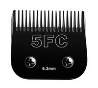 N.° 10 N.° 15 4FC 5FC 7FC Cortapelos For Perros, Cuchilla Desmontable, Compatible Con Wahl, Km Y Andis. Funcionamiento Suave.(Black6.3mm)