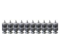 N.1000 clavos para vallas para clavadoras: Spit Pulsa 800P-800E-700P-700E-1000-40P-40E-27P-27E - Titibi- Track It C3/C4 - BeA -DIGA CS1-otro (acero al carbono, Ø 3,0 x 27 mm extra duro)