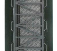 N 248mm 9-3/4 Truss Bridge, Silver by "Kato USA, Inc." (Importación USA)