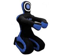 N-35 Muñeco sentado, 180 cm, azul, judo, boxeo, artes marciales mixtas, grappling, Ju Jutsu, sin relleno.