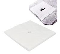 "N/A" 100 Unids Hojas Cubiertas de la Cara del Masaje Cubiertas del Reposacabezas Almohadilla de Masaje Facial Salon SPA Cojín Almohada Tela no Tejida Cara Agujero Cubiertas