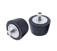 #N/a 2 piezas de goma negra parachoques amortiguador capó tope para Jeep Wrangler 1987-2018