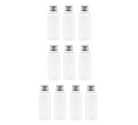#N/a 2 X 10 Viales de de Líquido Transparente, Botella de Plástico PET con Tapa de Rosca de 50 Ml