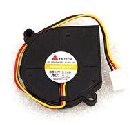 N / A 5pcs for Y.S. Tech 50mm x 15mm Server Blower Fans 12V DC 0.24A Dual Ball BW05015012BH 3-Pin