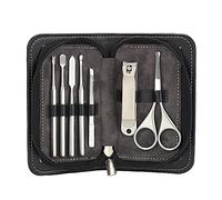 N/A 7pcs Nail Clipper Kit Cuidado de Uñas Pedicura Tijeras Pinza Oído Pick Utility Nail Art Manicura Set WolFums