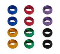 #N/A/a 12 Piezas Anillas Identificación Aves Patas Palomas Material Aluminio Duradero Ideal para Control Cría Distinción Razas, Diámetro Interior 10