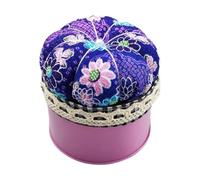 #N/A/a Almohadilla para Alfileres Caja de Almacenamiento Costura Manual Portaalfileres Funda Aguja E Hierro con Forma de Calabaza Adecuada para Costu, Violeta, Individual