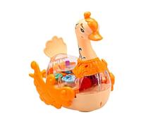 #N/A/a Cisne electrónico con Engranajes, Luces y música, Ideal para Aprender, divertirse. Un Cisne electrónico con Engranajes móviles para niños y