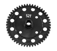 #N/A/a Engranaje Principal Recto 52T para Coche RC Ar310429, Pieza de reparación Profesional, Accesorio de Rendimiento, Color Negro, para Outcast Senton