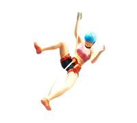 #N/A/a Figura de Escaladora 1 87 Miniatura Diorama Personaje Coleccionable de Resina Sin Pintar Acabado Detallado Adecuada para Maquetas Casas de Muñ, Muchacha