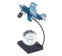 #N/A/a Modelo de avión Decorativo Coleccionable, Regalo versátil, Estatua de avión, Adorno de Escritorio para cafetería, Dormitorio, Oficina, gabinete de, Azul