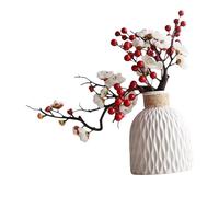 #N/A/a Ramo de Ciruelo Artificial en Elegante Florero