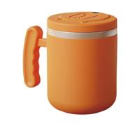 #N/a Bol Mezclador Automático, Bol Mezclador Eléctrico de Acero Inoxidable, Funcionamiento Sencillo con Un Solo Botón, Adecuado para El Trabajo, El Hogar, Naranja, tal como se describe