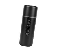 #N/a Calefactor para Coche, Vaso Eléctrico para Coche, Calentador de Bebidas Portátil de Acero Inoxidable con Pantalla Digital Y Temperatura Constante, Ide, Negro, tal como se describe