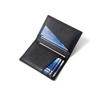 N/A Cartera pequeña para hombres Color de contraste Delgado Patrón Cruz Cuero Titular de la tarjeta de crédito para hombres (Color: B, Tamaño: 4.3 pulgadas), c, 4.3inch