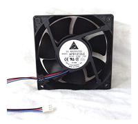 N / A Cooler Fan for Delta AFB1212LE 120mm x 38mm Quiet Low Speed Fan 3 Pin Connector 85 CFM