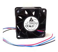 N / A Cooler Fan for Delta FFB0612SHE-R00 60mm x 38mm High Airflow Fan 3 Wire 12" Leads 60x38mm