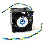 N / A Cooler Fan for JMC 38mm x 38mm x 28mm High Airflow PWM Fan 14 CFM 12V Bare Leads 38x28mm