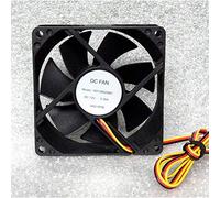 N / A Cooler Fan for New Rutay 80mm x 25mm High Speed Fan 3 Pin Connector 27" Long Wires HD120825BH