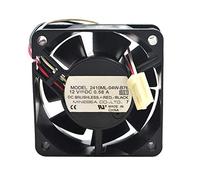 N+A Cooling Fan 2410ML-04W-B76,Server Cooler Fan 2410ML-04W-B76 12V 0.58A, Server Large Air Volume Temperature Control Fan for 60x60x25mm 3PIN