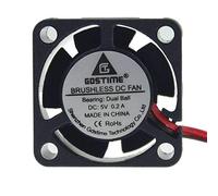N / A Cooling Fan 25x25x10mm,Server Cooler Fan 25x25x10mm 5V, Ball Bearing Small Micro Blushless DC Cooling Fan for 25x25x10mm 2Pin
