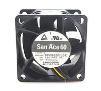 N+A Cooling Fan 9GV0612P1L041,Server Cooler Fan 9GV0612P1L041 12V 0.7A, PWM Temperature Control Fan for 60x60x38mm 4wire