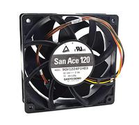 N+A Cooling Fan 9gv1224p1h03,Server Cooler Fan 9gv1224p1h03 24v 0.8A, Large Air Volume Inverter Industrial Computer Fan for 120x120x38mm 4wire