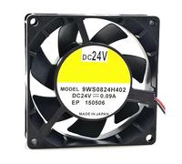 N+A Cooling Fan 9WS0824H402,Server Cooler Fan 9WS0824H402 24V 0.09A, Waterproof Double Ball Fan for 80x80x25mm 2 Line
