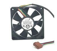 N+A Cooling Fan A7520B12UP,Server Cooler Fan A7520B12UP DC12V 0.56A, Temperature Control Speed Regulation Chassis Fan for 75x75x20mm Four-Wire
