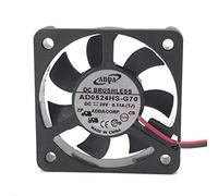 N / A Cooling Fan AD0524HS-G70,Server Cooler Fan AD0524HS-G70 24V 0.11A, Stage Lighting Large Air Volume Fan for 50x50x10mm 2wire