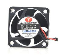 N / A Cooling Fan CHA4012DB-M,Server Cooler Fan CHA4012DB-M 12V 0.18A, Switch 1u2u Ultra-Quiet Fan for 40x40x20mm 2-Wire