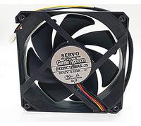 N / A Cooling Fan D1225C12B6AS-25,Server Cooler Fan D1225C12B6AS-25 12v 0.123A, Ultra-Quiet File Fan for 120x120x25mm 4-Wire