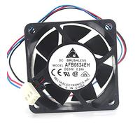 N / A Cooling Fan Delta AFB0624EH,Server Cooler Fan Delta AFB0624EH DC 24V 0.24A, Inverter Server axial Cooler Blower Cooling Fan for 60x60x25mm