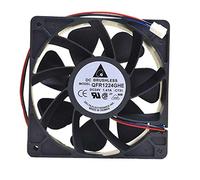 N / A Cooling Fan Delta QFR1224GHE,Server Cooler Fan Delta QFR1224GHE 24V 1.41A, Signal Alarm Fan for 120x120x38mm 3-Pin