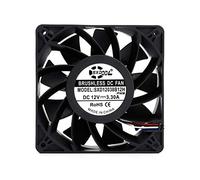 N / A Cooling Fan for antminer SXD12038B12H 120mm 120 * 120 * 38mm DC12V 3.3A 5200RPM 210CFM Powerful for BTC BCH SBTC UBTC