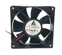N / A Cooling Fan for Delta 80mm AFB0824SH DC 24V 0.33A 80 * 80 * 25mm 4000RPM 46.62CFM 2-Pin Built-in Cooling Fan