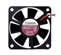 N+A Cooling Fan KD2406PHS2,Server Cooler Fan KD2406PHS2 24V 1.9W, Double Ball Ultra Quiet Inverter Fan for 60x60x15mm 2wire